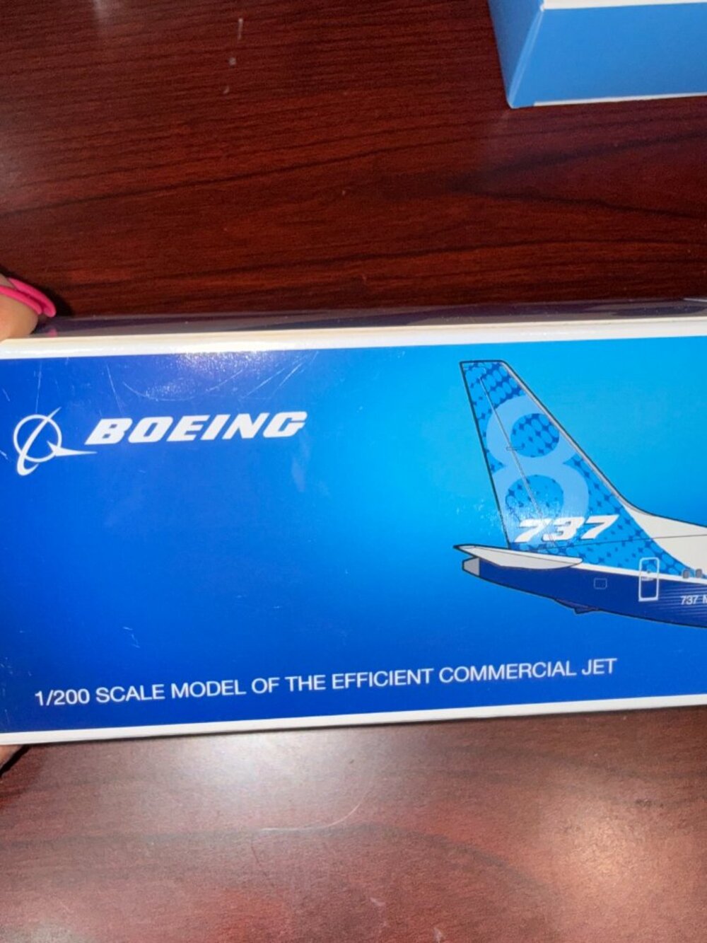 Boeing 1/200 scale model 737 Max 8 Airplane New